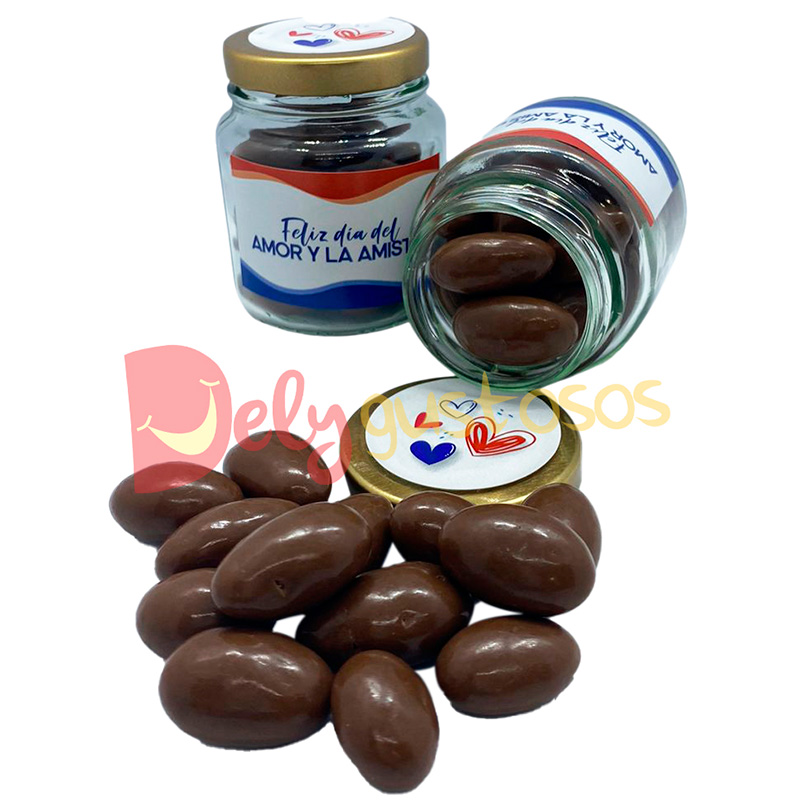 Frasco de Almendras Achocolatadas