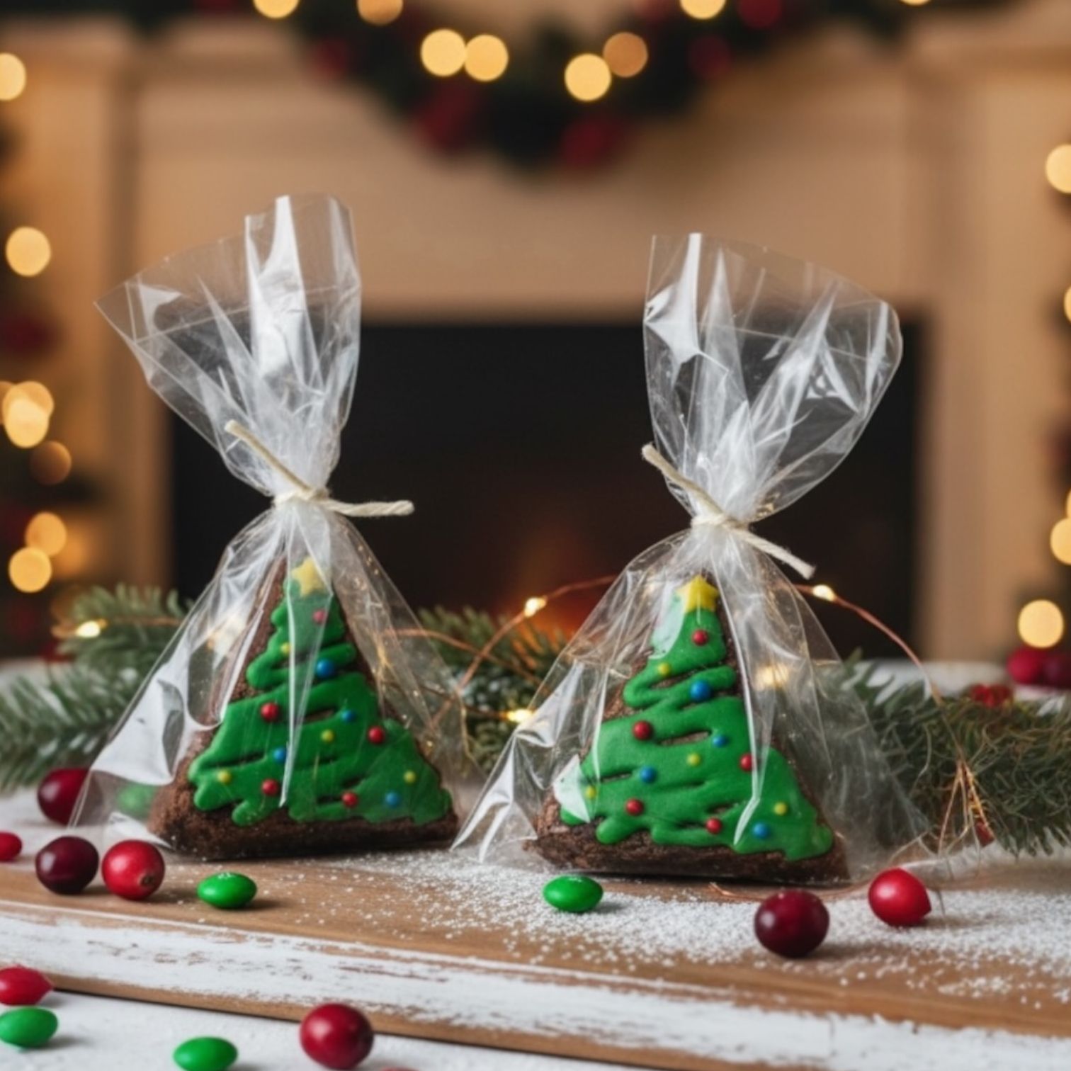 Brownie Árbol Navideño