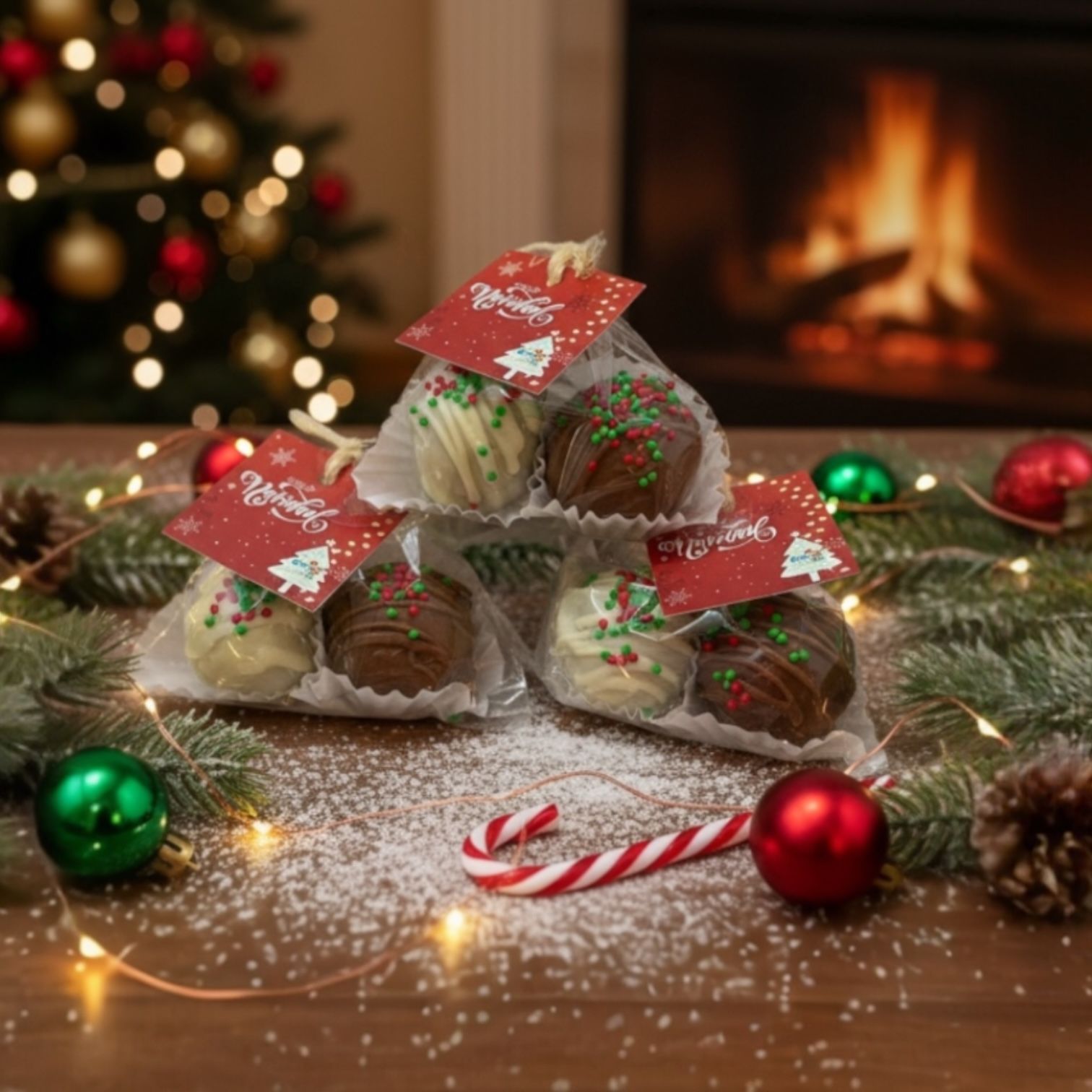 Trufas Navideñas Artesanales