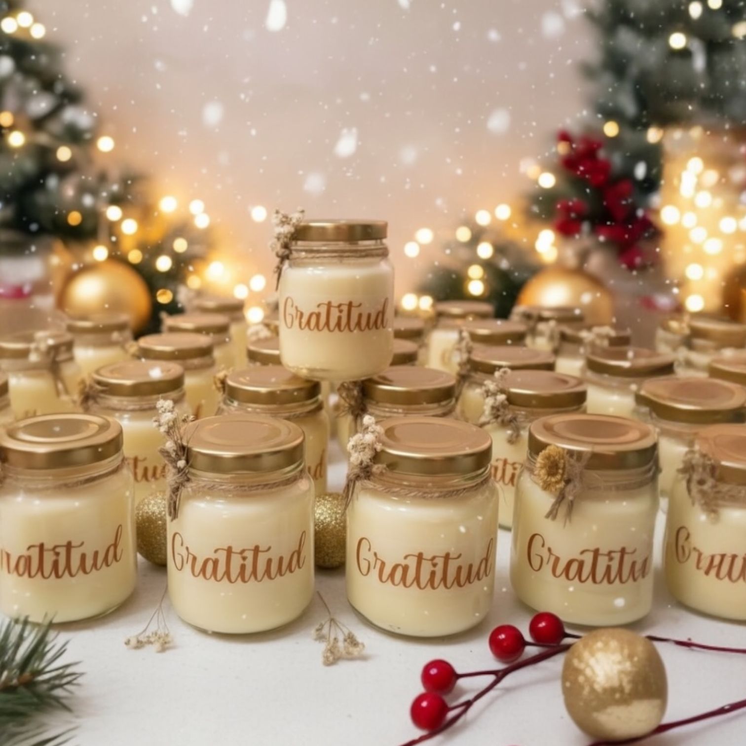 Vela Aromática Corporativa – Gratitud